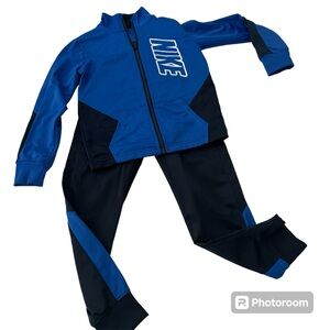 Boys Nike Track pants suit blue size 6